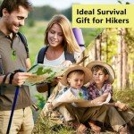 Orienteering Compass for Hiking Survival, Hiking Backpacking Compass, Boy Scout Compass for Kids, Professional Field Compass for Map Reading