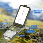 DonDofla Compass Hiking Survival Gear, Backpacking Multifunction Field Scout Compas for Girl Boy, Durable Map Reading Geology Activities Hunting Camping Navigation