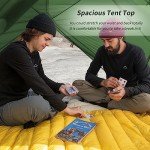 Naturehike Mongar 2 Person Backpacking Tent, 3 Season Two Person Tent, Double Layer Free Standing Tents for Backpacking, Camping Hiking Cycling