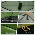 Naturehike Mongar 2 Person Backpacking Tent, 3 Season Two Person Tent, Double Layer Free Standing Tents for Backpacking, Camping Hiking Cycling