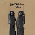 Gerber Gear Multi-Plier 600 - 14-in-1 Multitool with Sheath, Needlenose Pliers, Screwdriver, Serrated Knife, Wire Crimper, Bottle Opener, Can Opener & More - Made in USA - Black