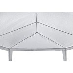 Smartxchoices 10' x 20' Outdoor White Waterproof Gazebo Canopy Tent with Removable Sidewalls Windows Heavy Duty Tent for Party Wedding Events Beach BBQ…