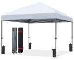 ABCCANOPY Durable Easy Pop up Canopy Tent 10x10, White