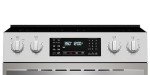 Kenmore Front Control Electric Range Oven with 5 Cooktop Elements with 7 Cooking Power Options, True Convection, Steam and Self Clean, Freestanding Oven, 4.8 cu. ft. Capacity Stainless Steel