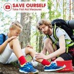 First Aid Kit - 97 Piece - Small Travel First Aid Kit, Ideal for Cars, Schools, Sports, Homes, Travel, Camping, Hiking