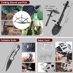 Gifts for Father's Day Men - 118-in-1 Survival Kits - Military-Grade Survival Gear for Outdoor Adventures, Disaster Preparedness, Car/Home/Office Emergency Kit with First Aid Supplies