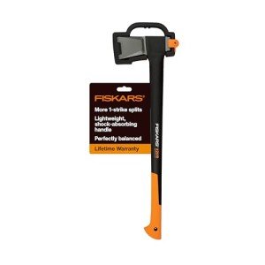 Fiskars X25 28" Wood Splitting Axe with Sheath