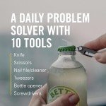 LEATHERMAN Micra: Keychain Multi-tool with Grooming Tools