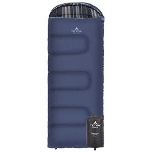 TETON Junior, 20 Degree Sleeping Bag. Finally, Sleeping Bag for Boys, Girls, all Kids, Warm and Comfortable; For all camping weather and built to last