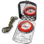 Sighting Compass Mirror Adjustable Declination - Boy Scout Compass Survival Camping Base Plate Compass Kids Navigation Orienteering Compass Hiking Map Reading Military Compass Backpacking Clinometers