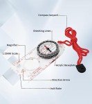 Navigation Compasses Orienteering Camping Compass for Kids| Map Reading| Boy Scout Gifts for Backpacking Hunting/Hiking