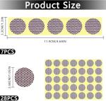 28 PCS Match Striker Stickers, Match Striker Paper with Adhesive, Ideal for Fireplace Matches (Rotundity)