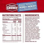 Campbell’s Chunky Soup, Baked Potato with Cheddar and Bacon Bits Soup, 18.8 Oz Can
