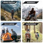 DonDofla Compass Hiking Survival Gear, Backpacking Field Scout Compas for Girl Boy, Durable Map Reading Geology Activities Hunting Camping Navigation