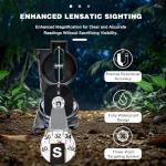 DonDofla Compass Hiking Survival Gear, Backpacking Field Scout Compas for Girl Boy, Durable Map Reading Geology Activities Hunting Camping Navigation