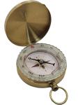 Glow in The Dark, Waterproof, Gold Brass Pocket Compass for Camping, Hiking, Wilderness Backpacking, Survival Gear Pack Orienteering Hunting Navigation Tool Gift for Kids, Adults (FBA - Blank)