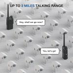 BAOFENG MP31 GMRS Radio Handheld Two Way Radio, Waterproof Rechargeable Walkie Talkies with NOAA Scanning & Receiving, GMRS Repeater Capable, 2-in-1 Type-C Charging Cable, Earpieces, 2 Pack