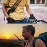 BAOFENG MP31 GMRS Radio Handheld Two Way Radio, Waterproof Rechargeable Walkie Talkies with NOAA Scanning & Receiving, GMRS Repeater Capable, 2-in-1 Type-C Charging Cable, Earpieces, 2 Pack