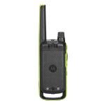 Motorola Solutions T803 Waterproof IP54 Two Way Radio Walkie Talkie 35 mi. Bluetooth w/Charging Dock 2-Pack (Lime Green)