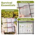 Tiny Pocket Survival Guide EDC Survival Kits Military Grade for Field Emergency, First Aid, Disaster, and Rural Urban Preparedness Fully Waterproof