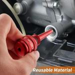 LIFSHP Aluminum Alloy Magnetic Oil Dipstick, for Inverter Generator Wen 55201 Predator 212cc 196cc Yamaha Coleman Westinghouse Champion Ai Power Generac Pulsar-Red