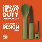 Tapirus Tactical Spork: 3-in-1 Outdoor Utensil