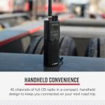 Cobra HHRT50 Handheld CB Radio with Antenna