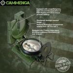 Military Phosphorescent Lensatic Compass with Pouch