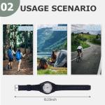HVSENW Wrist Compass - Waterproof Pocket Compass - Basic Orienteering - Easy to Read - for Hiking, Camping, Outdoor Activities