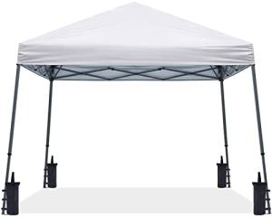 ABCCANOPY Stable Pop up Outdoor Canopy Tent 10 x 10 ft Base / 8 x 8 ft Top, White