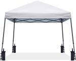 ABCCANOPY Stable Pop up Outdoor Canopy Tent 10 x 10 ft Base / 8 x 8 ft Top, White