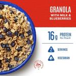 Mountain House Granola with Milk & Blueberries | Freeze Dried Backpacking & Camping Food | Vegetarian | 2 Servings