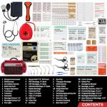Fully-Stocked EMT Trauma First Aid Kit