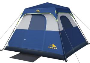 Toogh Instant Setup Weatherproof Camping Tent