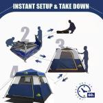 Toogh Instant Setup Weatherproof Camping Tent