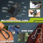 Gifts for Men Dad Him Christmas, Survival Kit 17 in 1, Emergency Survival Gear and Equipment for Fishing Hunting,Christmas Stocking Stuffers, Camping Accessories, Cool Gadget