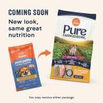 Canidae Pure Petite Premium Freeze-Dried Raw Coated Dog Food for Small Breeds, Real Chicken Recipe, 4 lbs, Grain Free