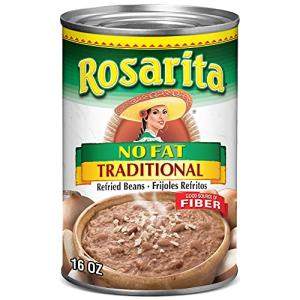 Rosarita No Fat Traditional Refried Beans, 16 oz
