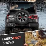 HANTOP Digging Shovel Round Garden Shovel Spade with Fiberglass Handle for Gardening, Landscaping, Digging,Construction, 43 inches