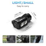 WUBEN E7 1800 Lumen Rechargeable Mini Flashlights with Magnet - Super Bright 6 Modes EDC Flashlight, Typ-C Rechargeable LED; IP68 Pocket Flashlight for Headlamp Use, Rescue, Camping