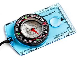 Orienteering Compass - Hiking Backpacking Compass - Advanced Scout Compass Camping and Navigation - Boy Scout Compass Kids - Childrens Compasses for Map Reading - Baseplate Compass Survival