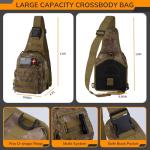 Survival Kit, 250pcs Survival Tools Tactical Gear and Trauma Bag, Survival First Aid Kit with Molle Crossbody Bag & Emergency Tent for Earthquake, Bug Out, Outdoor Adventure, Gifts for Christmas Men