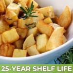 Nutristore Freeze-Dried Vegetables | Emergency Food Storage | 25-Year Shelf Life | Prepping Pantry Staple | Broccoli, Corn, Peas & More | Bulk Long-Term Survival Supply (1-Pack, Potatoes)