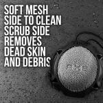 AXE Modern Shower Tool Skin Cleanser for Smoother Skin Detailer Exfoliates and Gently Cleanses One Size 3 Count, Black