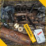 Gifts for Men Dad Husband - Christmas Stocking Stuffers, Birthday Gifts Idea for Him Boyfriend Man- Survival Kit 14 in 1, Survival Gear and Equipment, Fishing Hunting Camping Accessories, Cool Gadgets