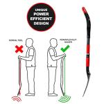 Roamwild Multi-Digger Garden Spade – Reinforced Fibreglass Light Weight Gardening Digging Arrow Head Shovel with Unique Dual Soft AIR Light Grip Technology & Root Saw Stump Cutter.