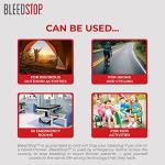BleedStop™ First Aid Powder for Blood Clotting, Trauma Kit, Blood Thinner Patients, Camping Safety, and Survival Equipment for Moderate to Severe Bleeding Wounds or Nosebleeds - 4 (15g) Pouches