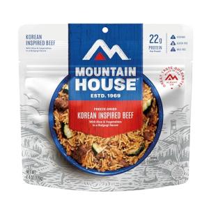 Mountain House Korean Inspired Beef | Freeze Dried Backpacking & Camping Food | Gluten-Free | 2 Servings