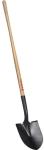 Corona Clipper SS26000 16 Gauge Steel Round Point Shovel with 48-Inch Wood Handle