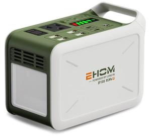 EHOM Portable Power Station 95Wh, 100W (Peak 120W), EP100-2 Camping Lithium Battery Solar Generator with 120V Pure Sine Wave AC/USB/Car Outlets, Backup Generator for Home Outdoor RV Camping Emergency